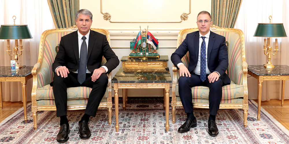 Minister Vilayat Eyvazov met his Serbian colleague