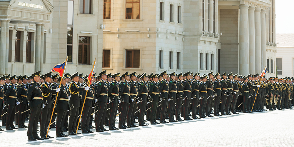 The next graduation ceremony was held in the Higher Military School of Internal Troops of the Ministry of Internal Affairs 
