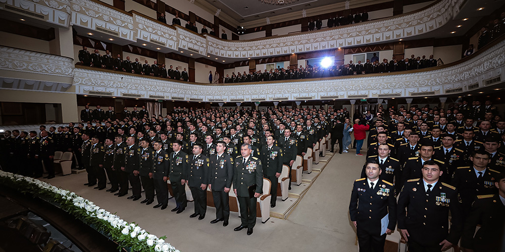 The Ministry of Internal Affairs held a solemn event dedicated to November 8 - Victory Day at the Academic National Drama Theater