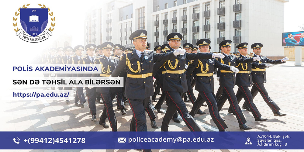 Polis Akademiyasında təhsil almaq istəyən abituriyentlər üçün müsabiqə elan edilir